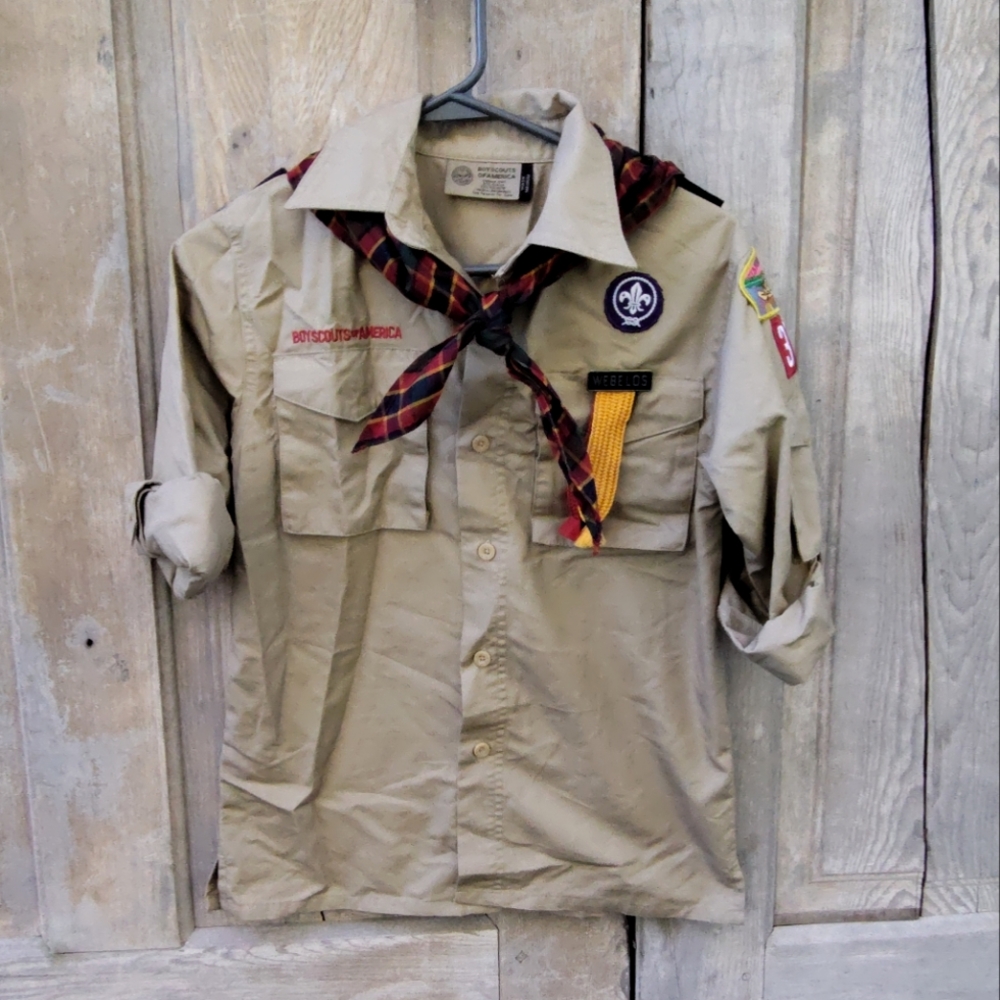 Boy Scouts of America Uniform Shirt with Patches